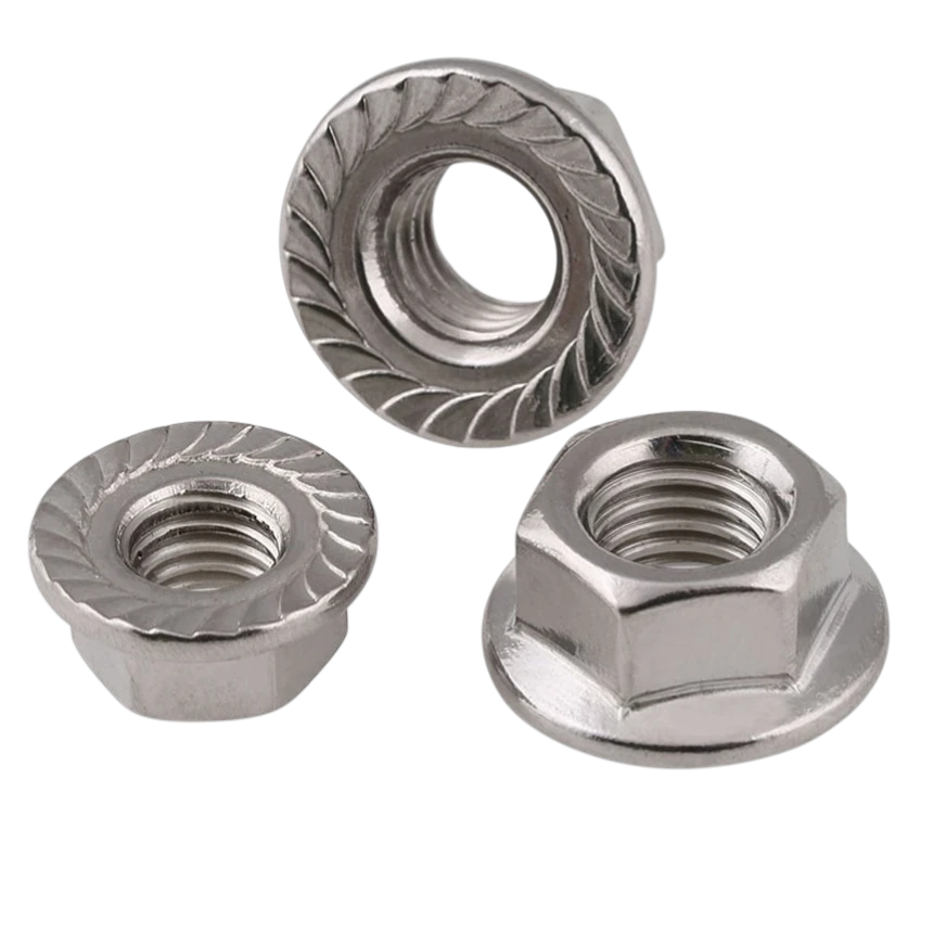 Гайка с фланцем