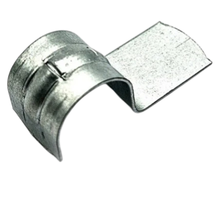 Скоба металлическая однолапковая под пистолет (СМО без отверстия) 