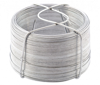Проволока стальная, оцинкованная 0.7 мм, длина 75 м Сибртех