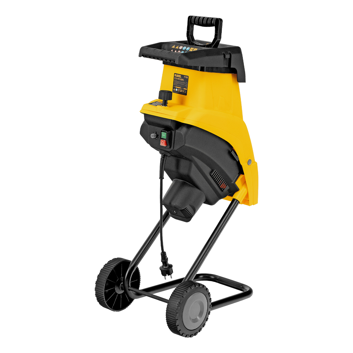 Измельчитель садовый электрический ETS-2600, 2600 Вт, 45 мм Denzel