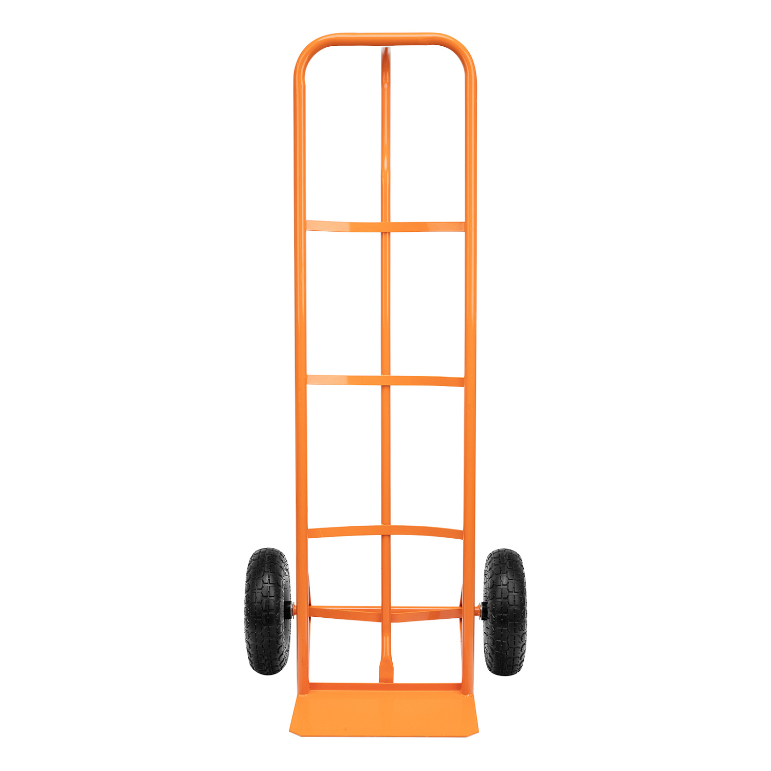 Тележка ручная двухколесная НТ1805, грузоподъемность 150 кг, пневматические колеса D 260 мм, платформа 350 х 235 мм Сибртех