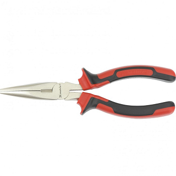 Длинногубцы прямые Nickel, 180 мм, никелированные, двухкомпонентные рукоятки Matrix Длинногубцы прямые Nickel, 180 мм, никелированные, двухкомпонентные рукоятки Matrix