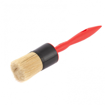 Кисть круглая №45, натуральная щетина, пластиковая ручка, Color line// Matrix