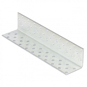 Крепежный уголок равносторонний  2 мм,   KUR 40 x 40 x 200 мм Россия Сибртех