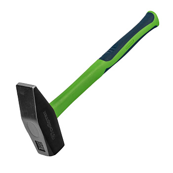 Молоток слесарный, 1500 г, фибергласовая обрезиненная рукоятка Сибртех Молоток слесарный, 1500 г, фибергласовая обрезиненная рукоятка Сибртех