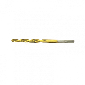 Сверло по металлу, 3.8 мм, HSS, нитридтитановое покрытие, цилиндрический хвостовик Matrix