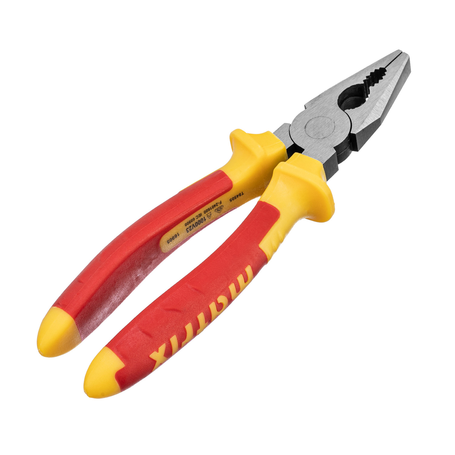 Плоскогубцы комбинированные Insulated, 200 мм, двухкомпонентные рукоятки Matrix Professional Плоскогубцы комбинированные Insulated, 200 мм, двухкомпонентные рукоятки Matrix Professional