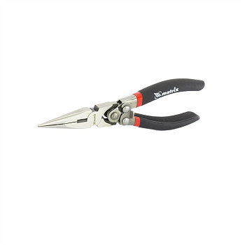 Длинногубцы прямые, Energies, 160 мм, двойной рычажный механизм Matrix Длинногубцы прямые, Energies, 160 мм, двойной рычажный механизм Matrix