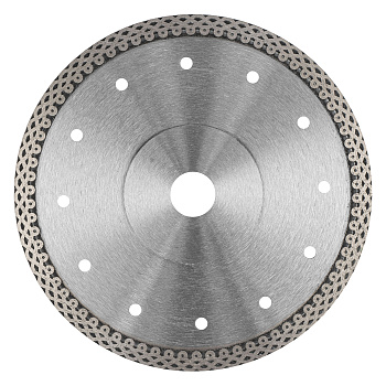 Диск алмазный, 180 х 22.2 мм, тонкий, сплошной (Jaguar), мокрая резка Gross