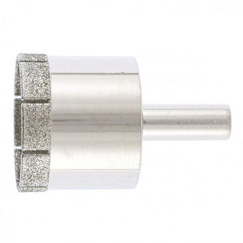 Сверло по стеклу и керамической плитке, 38 х 55 мм, цилиндрический хвостовик Сибртех