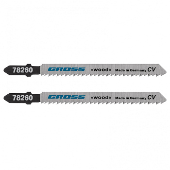 Полотна для электролобзика  по дереву, 2 шт, ( 3101-T101B ) Gross