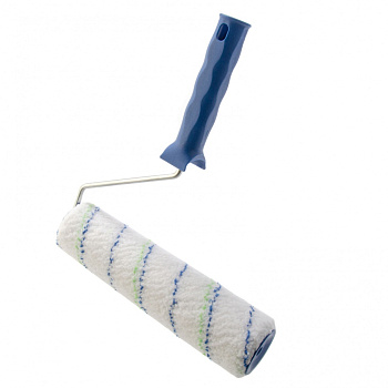 Валик "Водные краски", 250 мм, ворс 12мм, D - 48 мм, D ручки - 6 мм, полиэстер// Сибртех Валик "Водные краски", 250 мм, ворс 12мм, D - 48 мм, D ручки - 6 мм, полиэстер// Сибртех