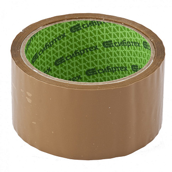 Клейкая лента, 36 мм х 40 м, цвет коричневый// Сибртех