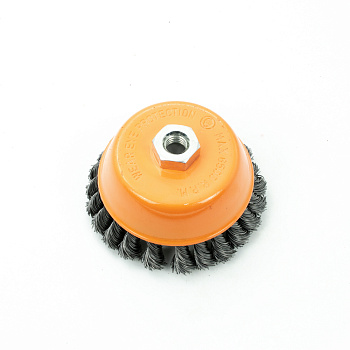 Кордщетка Bohrer чашеобразная витая жесткая 125 мм для УШМ