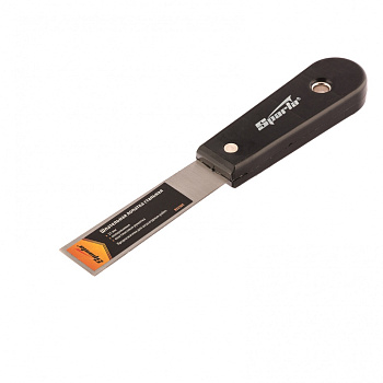 Шпательная лопатка стальная, 25 мм, полированная, пластмассовая ручка// Sparta