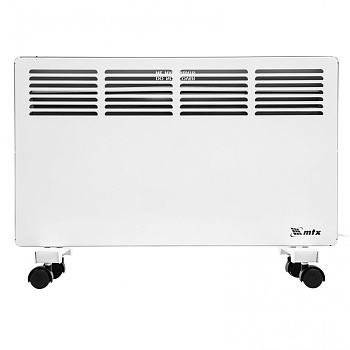 Конвектор электрический КМ-2000.2, 230 В, 2000 Вт, X-образный нагреватель, колеса, термостат // MTX