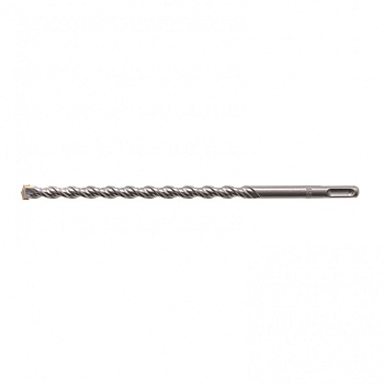 Бур по бетону, двойная спираль, три пылеотводящие кромки, 12 x 260 мм DENZEL