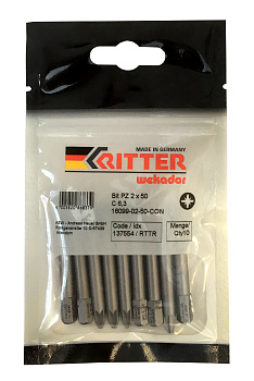 Бита Ritter Wekador TX 20x25 мм Torsion (10 шт в блистере) Бита Ritter Wekador TX 20x25 мм Torsion (10 шт в блистере)