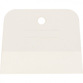 Шпатель, белая резина, 100 мм Россия// Сибртех