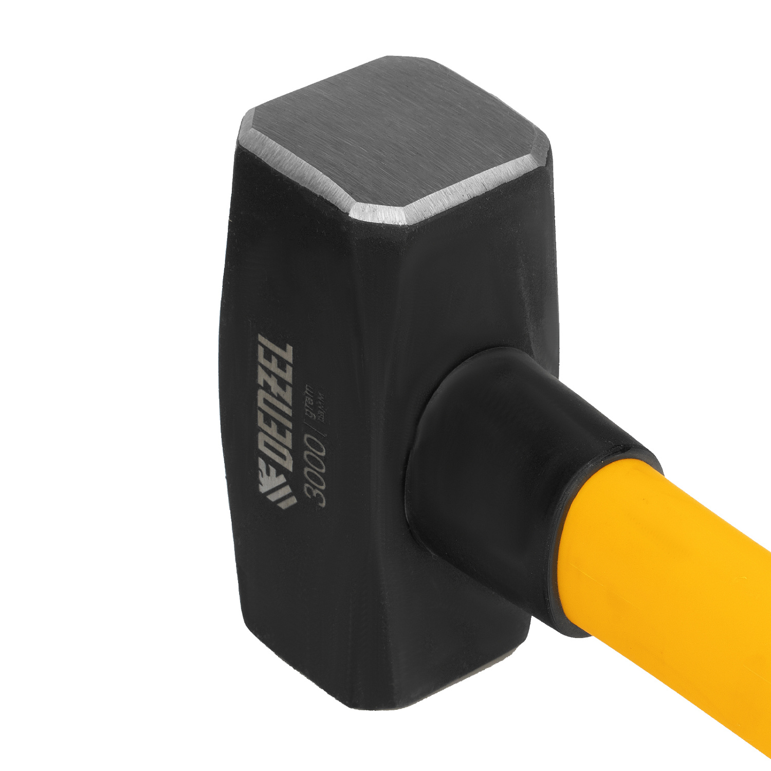 Кувалда 3000 г, кованая, фибергласовая  рукоятка c TPR покрытием, 880 мм Denzel Кувалда 3000 г, кованая, фибергласовая  рукоятка c TPR покрытием, 880 мм Denzel