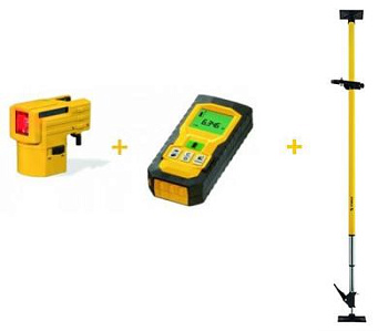 Нивелир лазерный STABILA LAX 50+Дальномер STABILA  LD 300 Set+рейка нивелирная телескопическая LT30