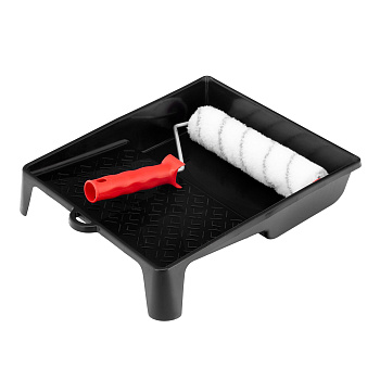 Набор, валик «Грейтекс» 250 мм, ворс 12мм,D 36 мм,полиакрил, и кювета 330x350 мм Россия// Matrix