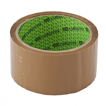 Клейкая лента "Эксперт", 45 мкм, 48 мм х 60 м, цвет коричневый// Сибртех