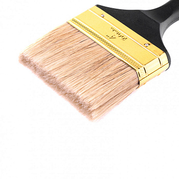 Кисть плоская "Профи" 4", натуральная щетина, пластмассовая ручка// MTX Кисть плоская "Профи" 4", натуральная щетина, пластмассовая ручка// MTX