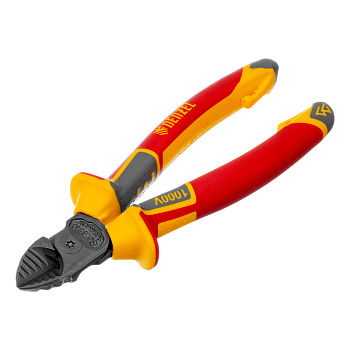 Бокорезы, диэлектрические рукоятки, до 1000 В, трехкомпонентные рукоятки, 160 мм Denzel Бокорезы, диэлектрические рукоятки, до 1000 В, трехкомпонентные рукоятки, 160 мм Denzel