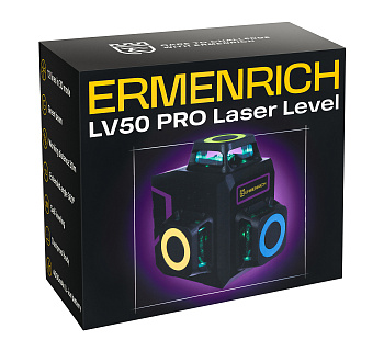 Лазерный уровень Ermenrich LV50 PRO, фиолетовый