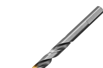 Сверло спиральное по металлу 8 x 117мм, Р6М5, Golden Tip // Denzel