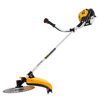 Триммер бензиновый DT 52, 52 см3, 3 л. с, неразъемная штанга, состоит из 2 частей Denzel