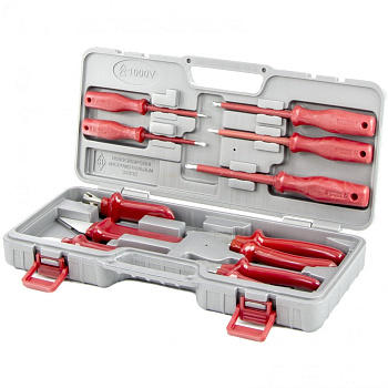 Набор "Электомонтажник-3", пластиковый бокс (НИЗ) Россия Набор "Электомонтажник-3", пластиковый бокс (НИЗ) Россия