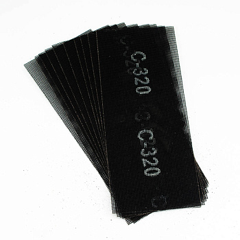 Сетка Bohrer абразивная 115х280 мм Р320 (оксид алюминия) водостойкая двусторонняя (10 шт в уп.) (100/1)