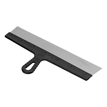 Шпатель фасадный из нержавеющей стали, 450 мм, пластмассовая ручка// Сибртех