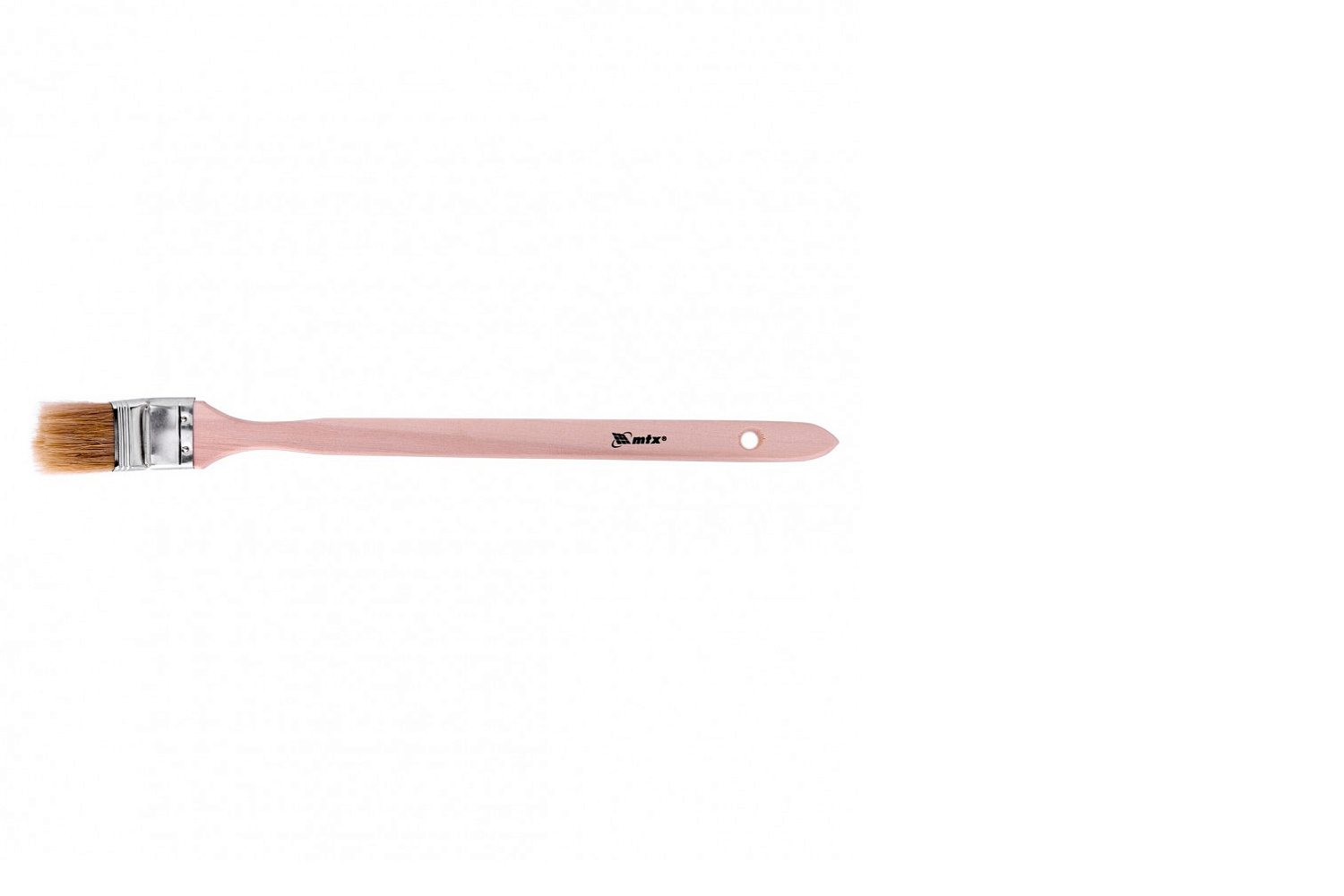 Кисть радиаторная 1,5", натуральная щетина, деревянная ручка// MTX