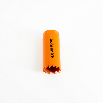 Коронка биметаллическая Bohrer 22 мм (сталь HSS M42) (сталь/дер/алюм/пласт) (блистер)