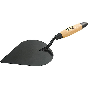 Кельма штукатура стальная, деревянная усиленная ручка// Сибртех