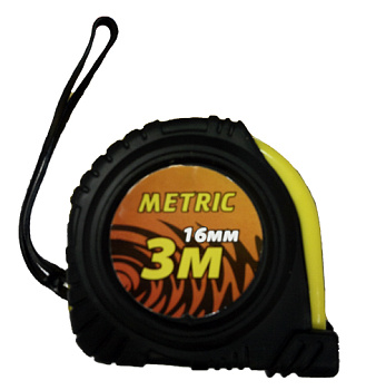 Рулетка 3м/16мм,  Metric