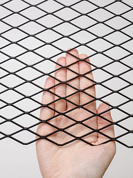 Сетка "Железный слон" ромб 42х20 пер. 1.5х2мм 1250х6000 стальная