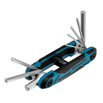 Набор ключей имбусовых HEX, складные, 8 шт CrV Gross Набор ключей имбусовых HEX, складные, 8 шт CrV Gross