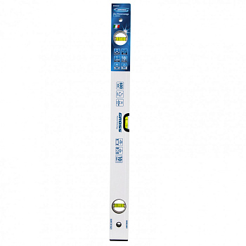 Уровень алюминиевый, 600 мм, фрезерованный, 3 глазка, магнитный Gross