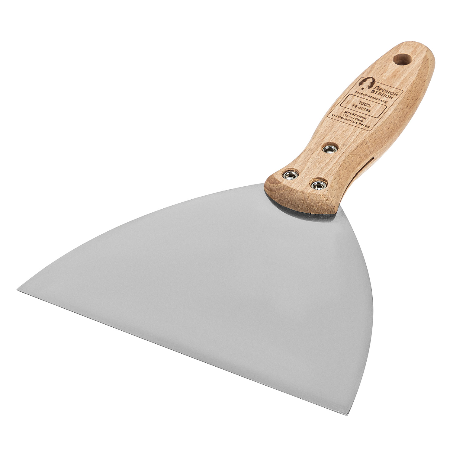 Шпательная лопатка из нержавеющей стали, 150 мм, буковая рукоятка, EFP Matrix Шпательная лопатка из нержавеющей стали, 150 мм, буковая рукоятка, EFP Matrix