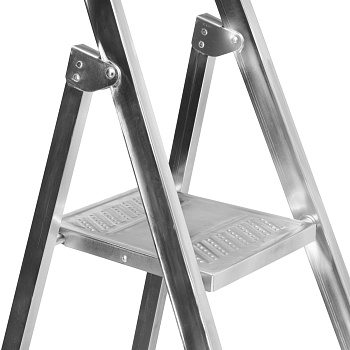 Стремянка, 7 ступеней, стальная, оцинкованная Сибртех
