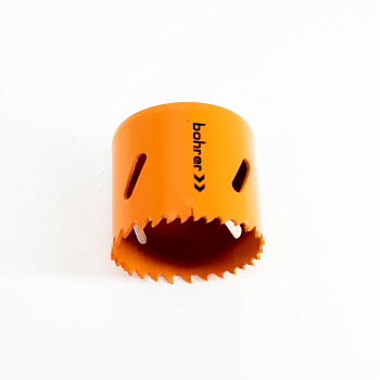 Коронка биметаллическая Bohrer 51 мм (сталь HSS M42) (сталь/дер/алюм/пласт) (блистер)