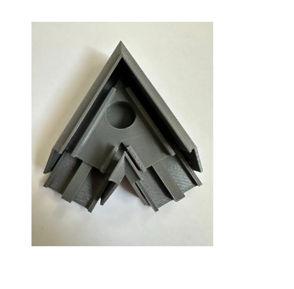 Соединительный угол 45 градусов световые линии 30 мм