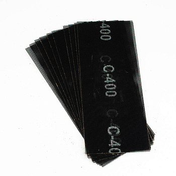 Сетка Bohrer абразивная 115х280 мм Р400 (оксид алюминия) водостойкая двусторонняя (10 шт в уп.) (100/1)