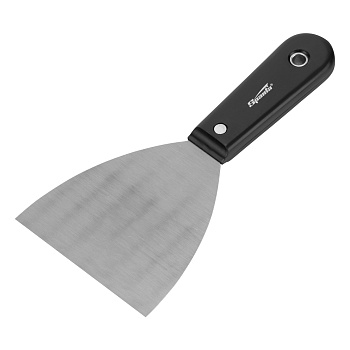 Шпательная лопатка стальная, 100 мм, полированная, пластмассовая ручка// Sparta