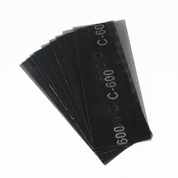 Сетка Bohrer абразивная 115х280 мм Р600 (оксид алюминия) водостойкая двусторонняя (10 шт в уп.) (100/1)