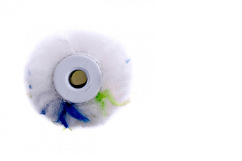 Мини-валик сменный "Водные краски",60 мм, ворс 12 мм,D - 16 мм, D ручки - 6 мм, полиэстер// Сибртех